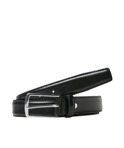 Jack & Jones Heren Pantalon Riem Leer JACCHRISTOPHER Zwart