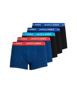 Jack & Jones Men's Boxer Shorts Trunks JACLEE 5-Pack Blue/Black