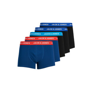 Jack & Jones Men's Boxer Shorts Trunks JACLEE 5-Pack Blue/Black