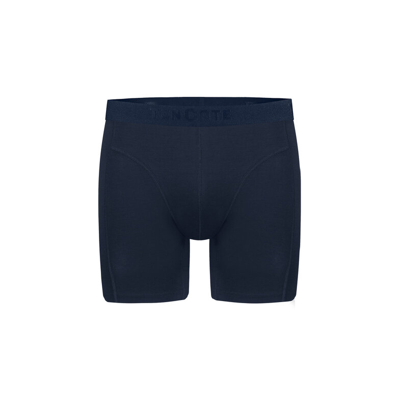 Ten Cate Ten Cate Men's Long Legs Bamboo Boxer Briefs 4-Pack Grey/Black/Blue