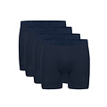 Ten Cate Ten Cate Heren Boxershort Lange Pijp Bamboe Boxer Briefs 4-Pack Blauw