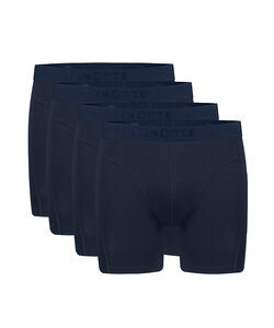 Ten Cate Men's Long Legs Bamboo Boxer Briefs 4-Pack Blue