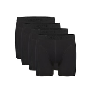 Ten Cate Men's Long Legs Bamboo Boxer Briefs 4-Pack Black