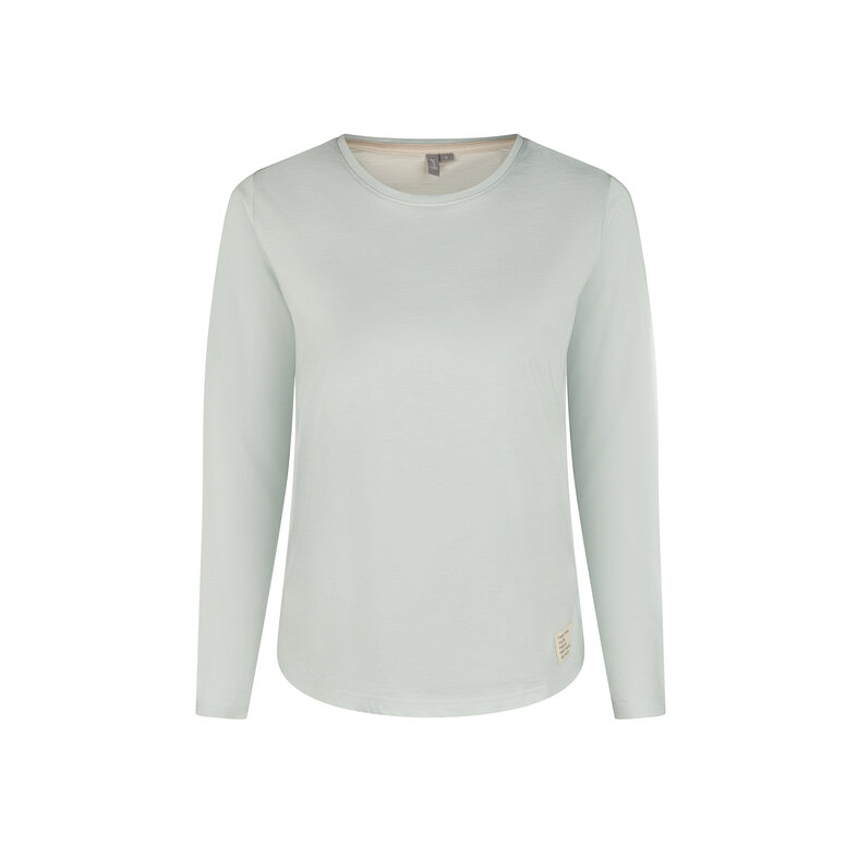 By Louise By Louise Dames Pyjama Set Lang Katoen Mintgroen