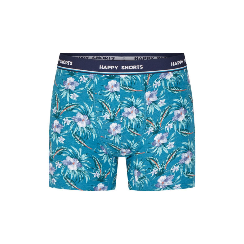 Happy Shorts Happy Shorts Heren Boxershorts Trunks 3-Pack Blauw/Groen/Oranje