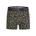 Happy Shorts Happy Shorts Men's Boxer Shorts Trunks 3-Pack Black/Bordeaux Red