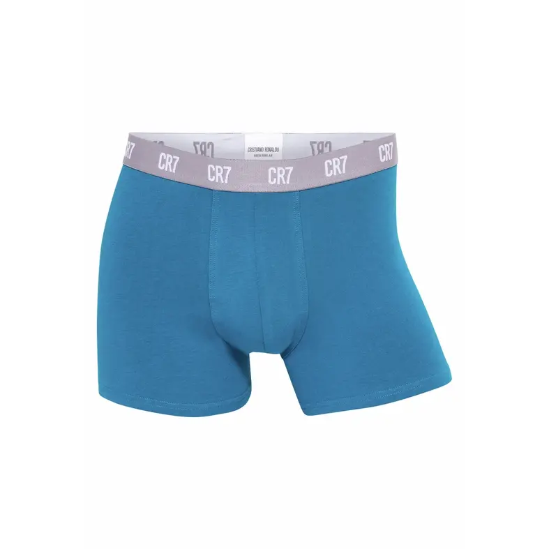 CR7 CR7 Men's Boxer Shorts Plain Blue/Teal/Black 3-Pack