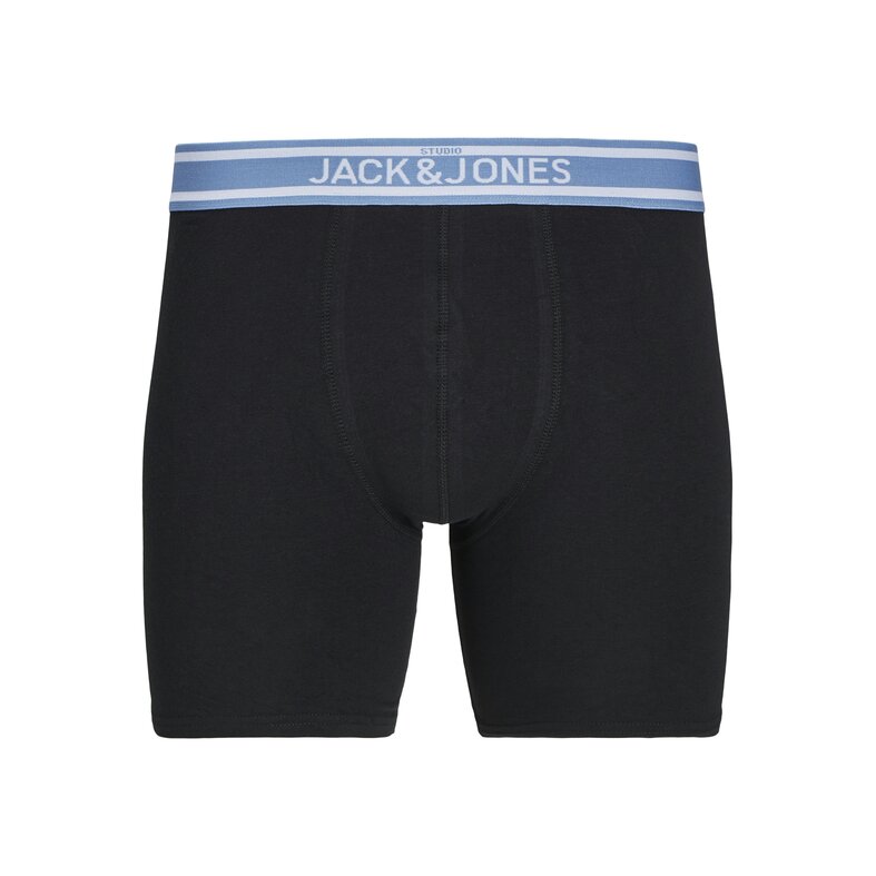 Jack & Jones Jack & Jones Heren Boxer Briefs JACTEDDY 3-Pack Donkerblauw/Zwart