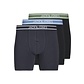 Jack & Jones Jack & Jones Heren Boxer Briefs JACTEDDY 3-Pack Donkerblauw/Zwart