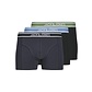 Jack & Jones Jack & Jones Heren Boxershorts Trunks JACTEDDY 3-Pack Donkerblauw/Zwart