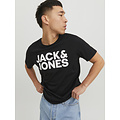 Jack & Jones Jack & Jones Heren T-shirt JJECORP Slim Fit Logo 3-Pack Wit/Donkerblauw/Zwart