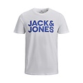 Jack & Jones Jack & Jones Heren T-shirt JJECORP Slim Fit Logo 3-Pack Wit/Donkerblauw/Zwart