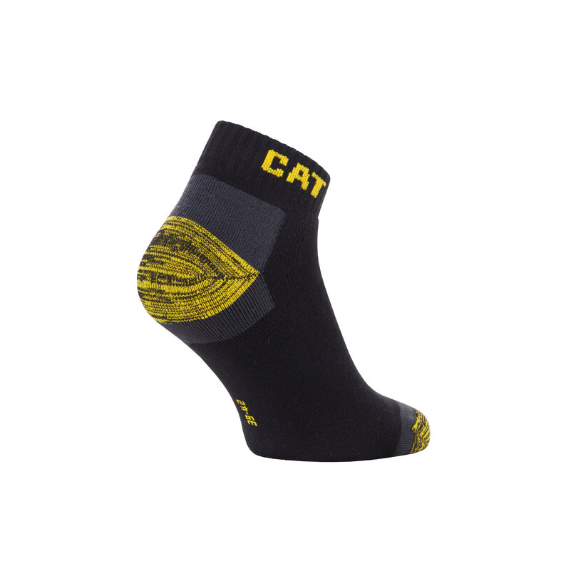 Cat CAT Premium Ankle Socks Men's Work Sneakers 3-pair Short Work Socks Black