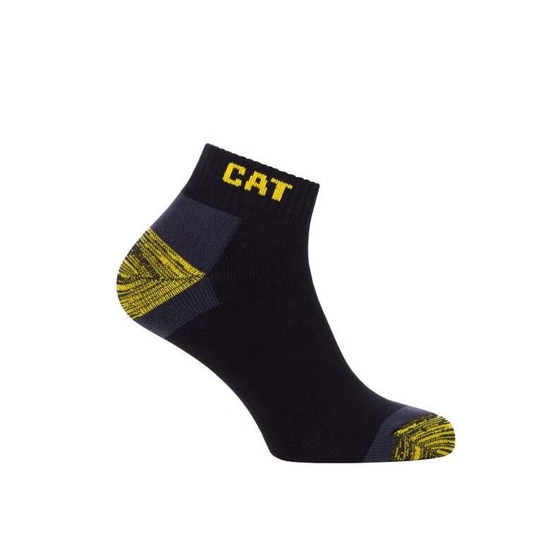 Cat CAT Premium Ankle Socks Men's Work Sneakers 3-pair Short Work Socks Black