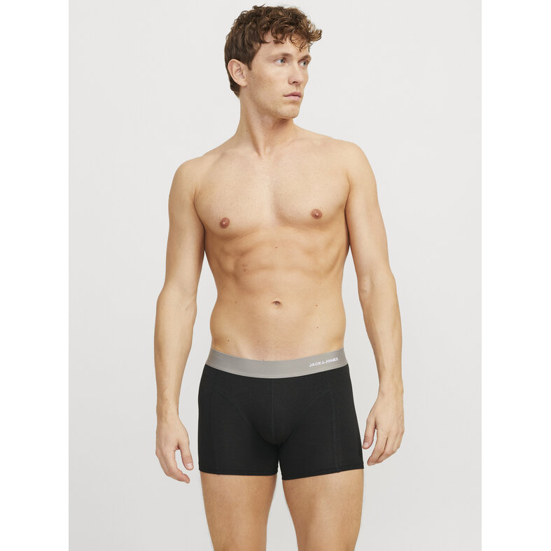 Jack & Jones Jack & Jones Heren Boxershorts Trunks Bamboo JACNICK 3-Pack Zwart