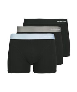 Jack & Jones Heren Boxershorts Trunks Bamboo JACNICK 3-Pack Zwart