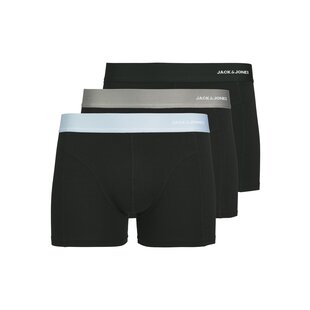 Jack & Jones Heren Boxershorts Trunks Bamboo JACNICK 3-Pack Zwart