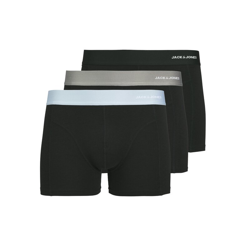 Jack & Jones Jack & Jones Heren Boxershorts Trunks Bamboo JACNICK 3-Pack Zwart