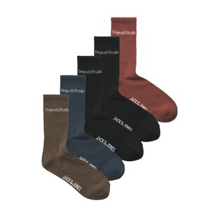 Jack & Jones Junior Sports Socks Boys JACVESTERBRO Tennis Socks 5-Pack