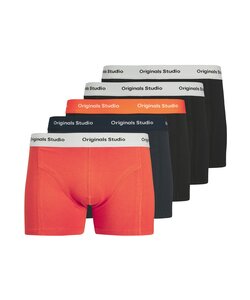 Jack & Jones Men's Boxer Shorts Trunks JACVESTERBRO 5-Pack Red/Black/Blue