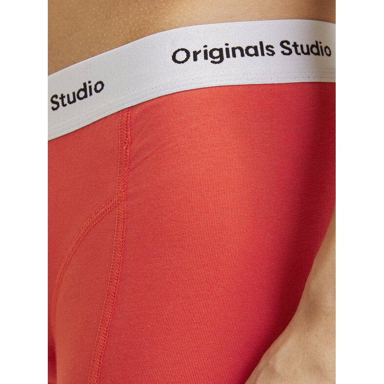 Jack & Jones Jack & Jones Heren Boxershorts Trunks JACVESTERBRO 5-Pack Rood/Blauw/Zwart