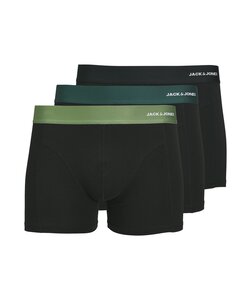 Jack & Jones Men's Plus Size Boxer Shorts Trunks Bamboo JACNICK 3-Pack Black