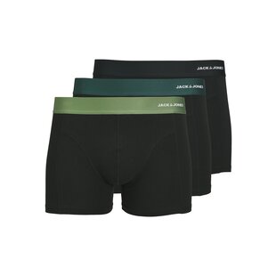 Jack & Jones Men's Plus Size Boxer Shorts Trunks Bamboo JACNICK 3-Pack Black