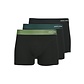 Jack & Jones Jack & Jones Men's Plus Size Boxer Shorts Trunks Bamboo JACNICK 3-Pack Black