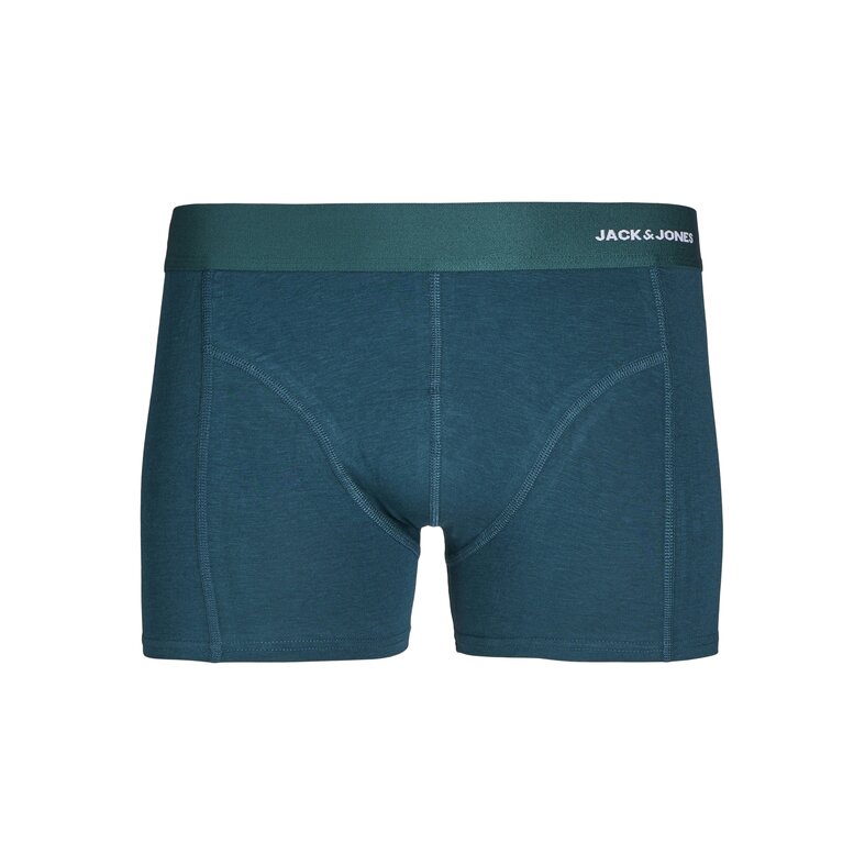 Jack & Jones Jack & Jones Heren Boxershorts Trunks Bamboo JACCREW 3-Pack Groen/Blauw/Zwart