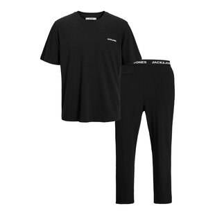 Jack & Jones Men's Pyjama Set JACEVEREST Black