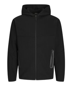Jack & Jones Heren Hoodie Met Rits JCOFUSION Zwart