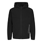 Jack & Jones Jack & Jones Men's Hoodie With Zipper JCOFUSION Black