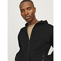 Jack & Jones Jack & Jones Heren Hoodie Met Rits JCOFUSION Zwart