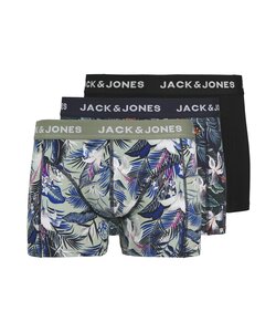 Jack & Jones Men's Boxer Shorts Trunks JACBRADY FLOWER 3-Pack