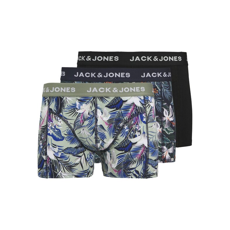 Jack & Jones Jack & Jones Men's Boxer Shorts Trunks JACBRADY FLOWER 3-Pack