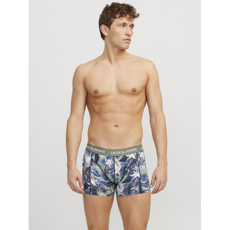 Jack & Jones Jack & Jones Heren Boxershorts Trunks JACBRADY FLOWER 3-Pack