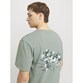 Jack & Jones Jack & Jones Men's T-Shirt JJHAWAII Round Neck Green