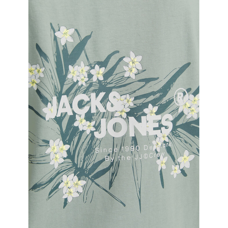Jack & Jones Jack & Jones Heren T-Shirt JJHAWAII Ronde Hals Groen