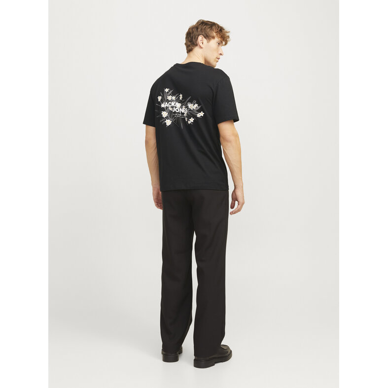 Jack & Jones Jack & Jones Heren T-Shirt JJHAWAII Ronde Hals Zwart