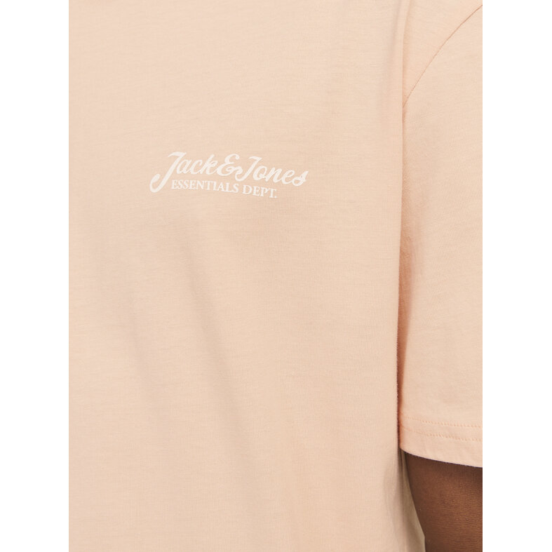 Jack & Jones Jack & Jones Heren T-Shirt JJBEAU Ronde Hals Roze