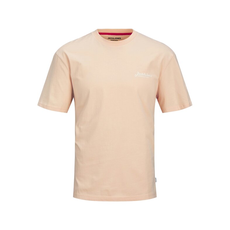 Jack & Jones Jack & Jones Heren T-Shirt JJBEAU Ronde Hals Roze