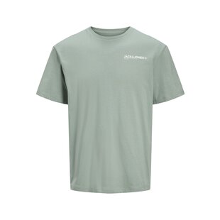 Jack & Jones Men's T-Shirt JJHAWAII Round Neck Green