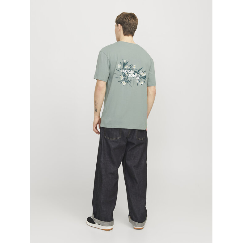 Jack & Jones Jack & Jones Heren T-Shirt JJHAWAII Ronde Hals Groen