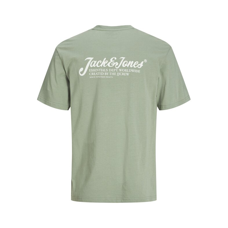 Jack & Jones Jack & Jones Heren T-Shirt JJBEAU Ronde Hals Groen