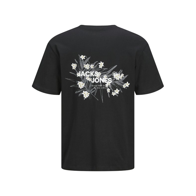 Jack & Jones Jack & Jones Heren T-Shirt JJHAWAII Ronde Hals Zwart