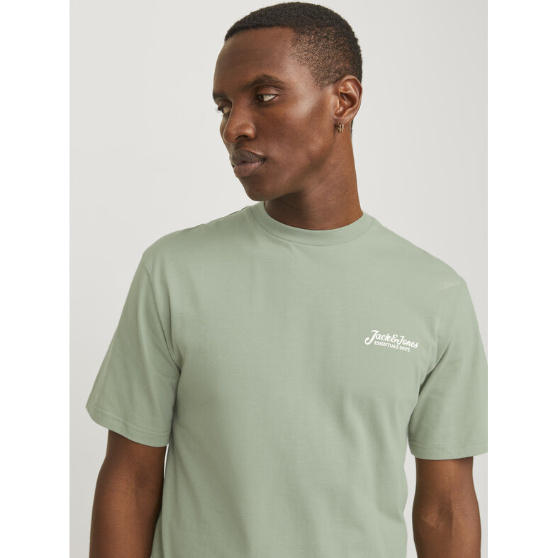 Jack & Jones Jack & Jones Heren T-Shirt JJBEAU Ronde Hals Groen