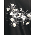 Jack & Jones Jack & Jones Men's T-Shirt JJHAWAII Round Neck Black