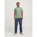 Jack & Jones Jack & Jones Heren T-Shirt JJBEAU Ronde Hals Groen