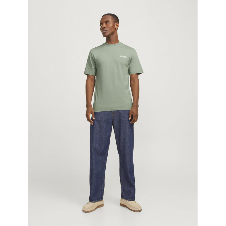 Jack & Jones Jack & Jones Heren T-Shirt JJBEAU Ronde Hals Groen