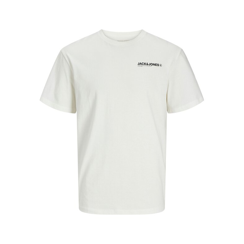 Jack & Jones Jack & Jones Men's T-Shirt JJHAWAII Round Neck White